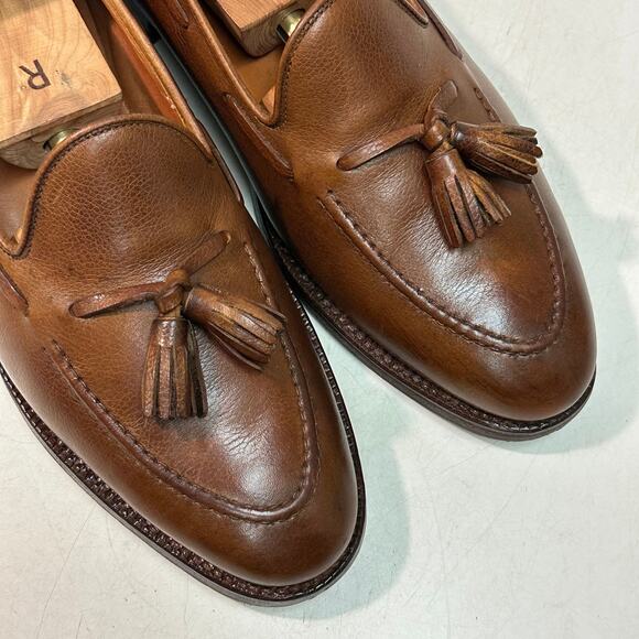 NEW HEELS Crockett & Jones x Ralph Lauren Tassel Loafers Bench Made England 10 D main image 9